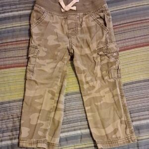 Carter's Tan Camouflage Cargo Pants